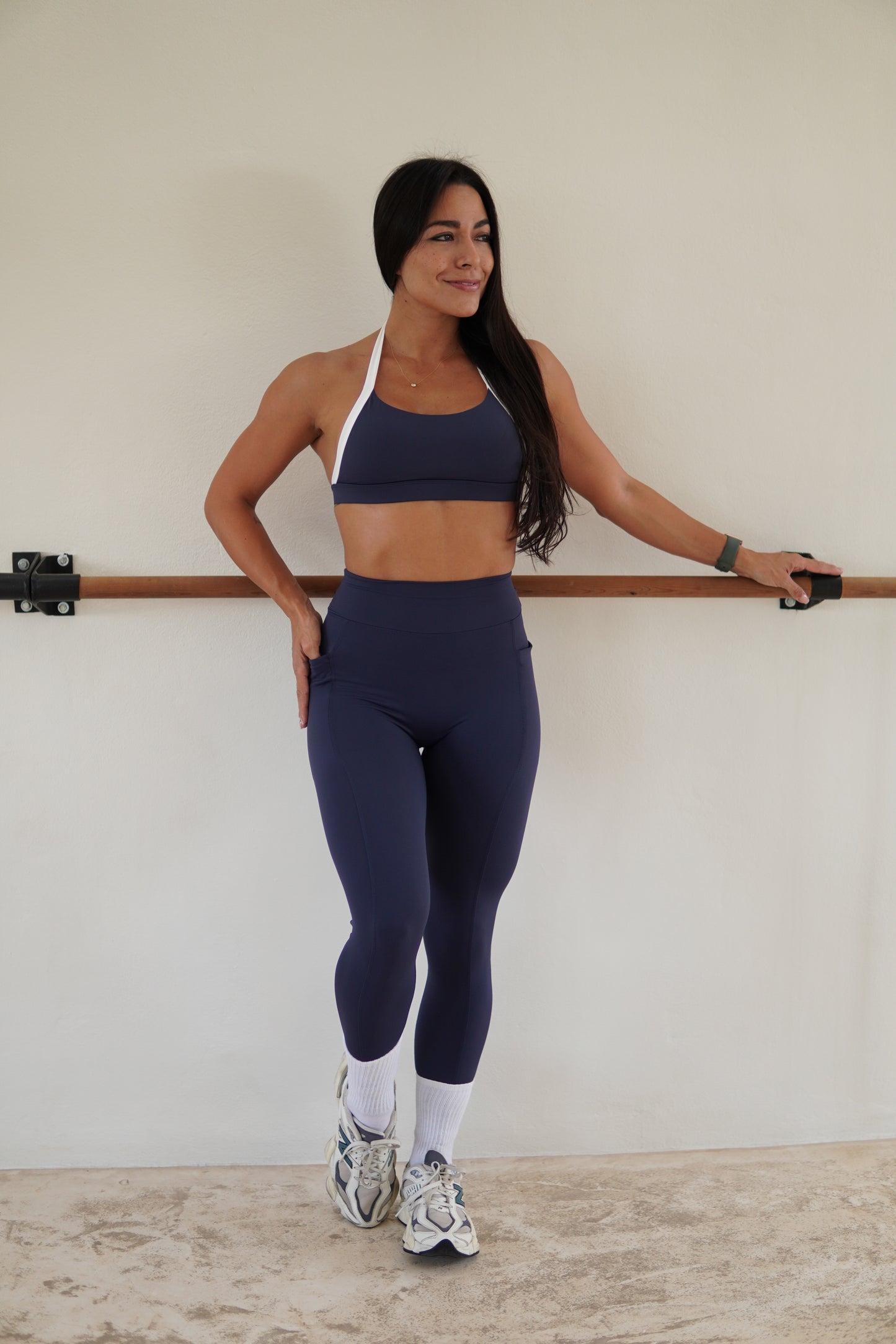 Set halter azul