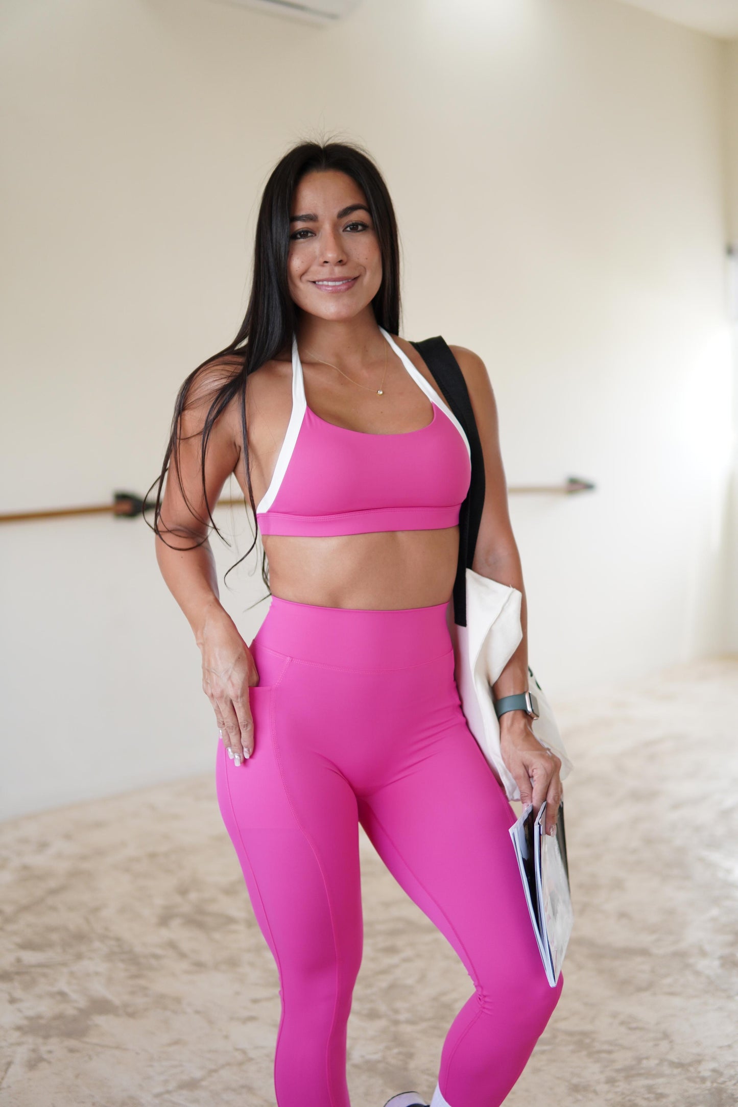 Set halter rosa