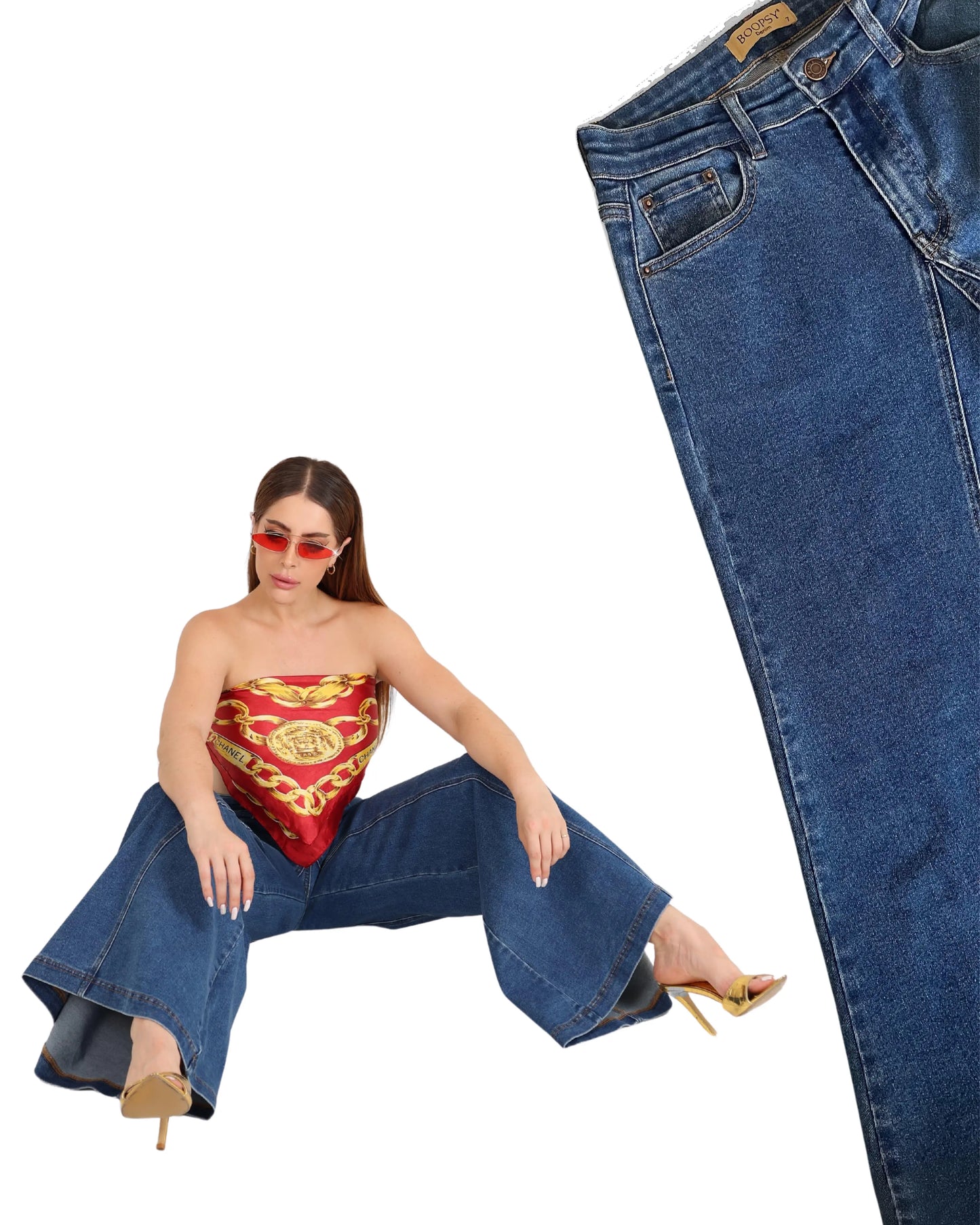 Jeans acampanado