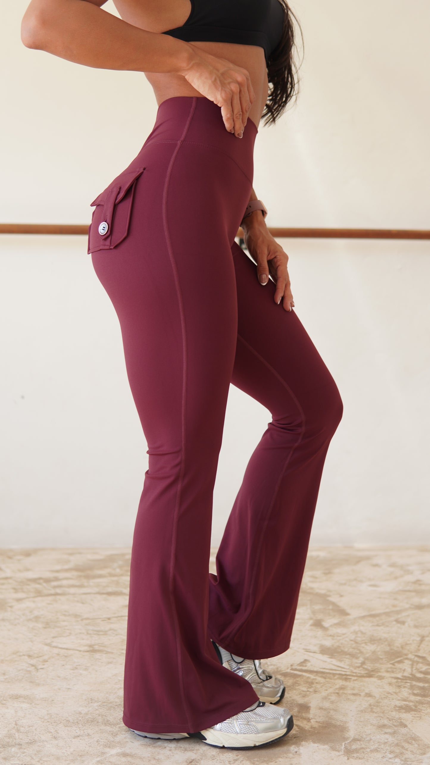 Legging pocket flare