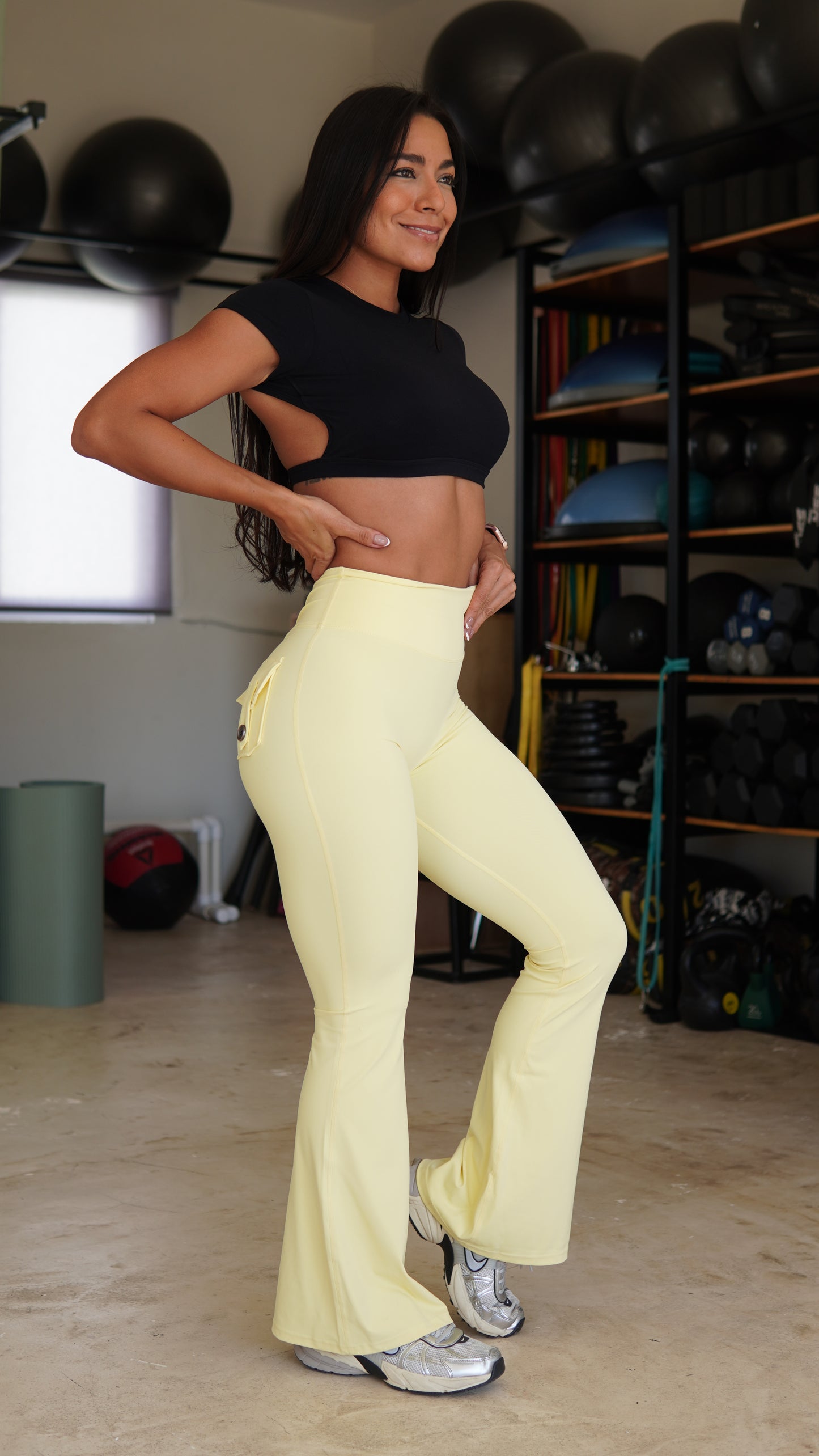 Legging pocket flare S