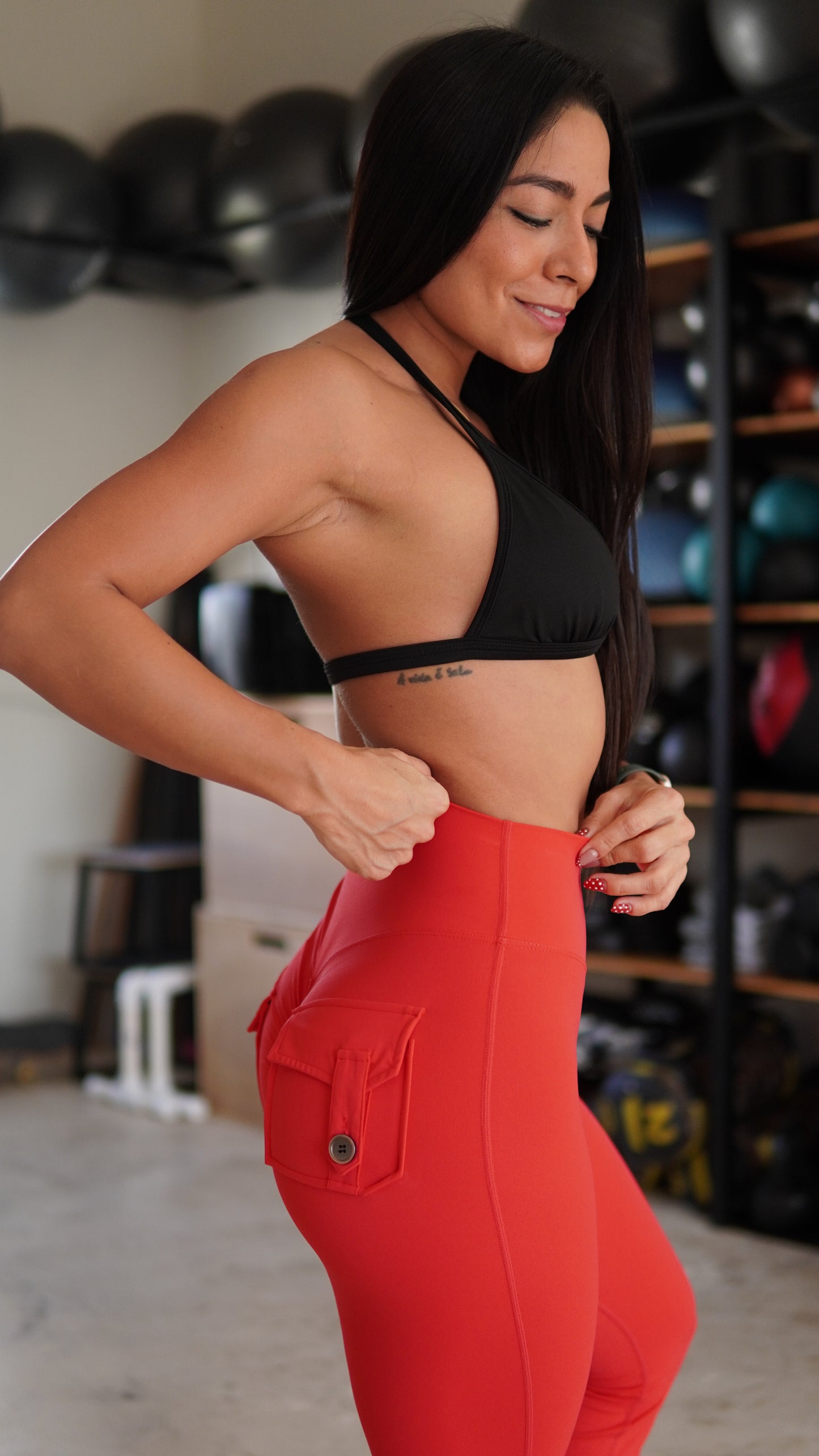 Legging pocket flare M