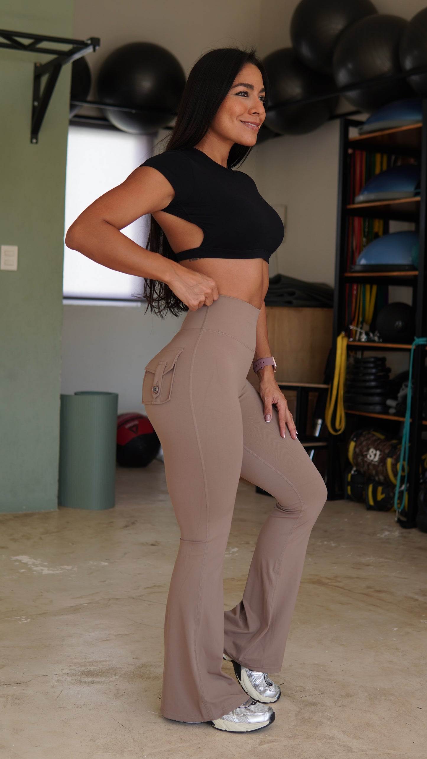 Legging pocket flare S
